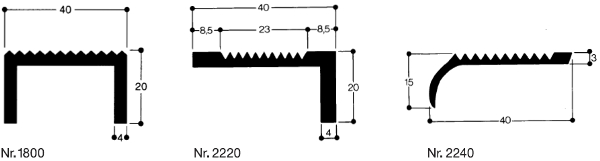 Treppenkantprofil Ms58